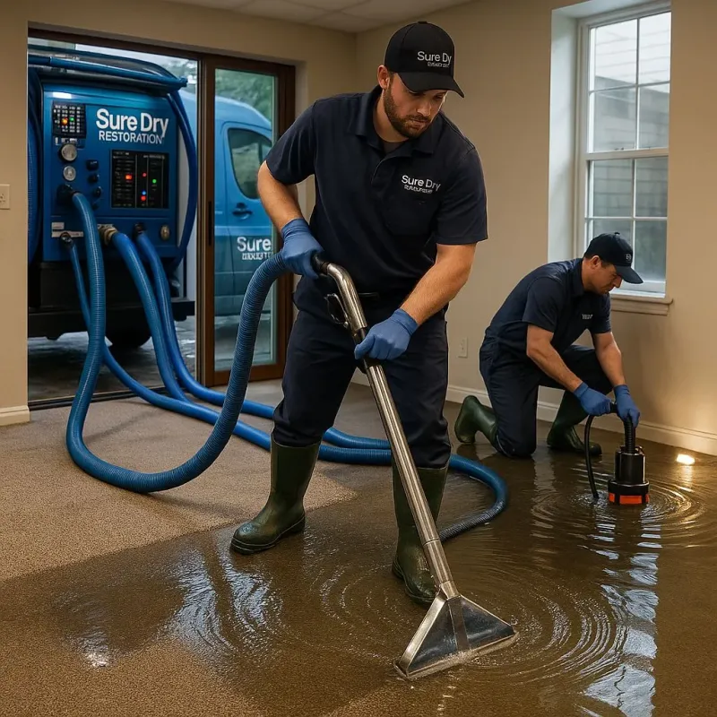 Water Extraction and Removal process in Wilmerding, PA